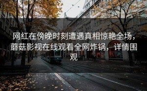 网红在傍晚时刻遭遇真相惊艳全场，蘑菇影视在线观看全网炸锅，详情围观