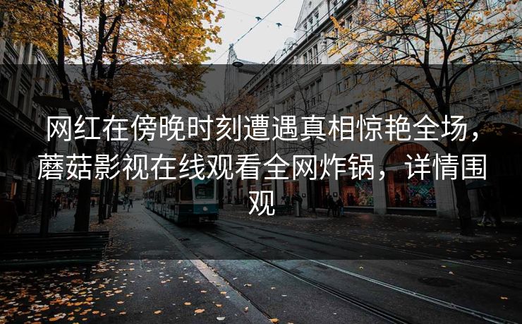 网红在傍晚时刻遭遇真相惊艳全场,蘑菇影视在线观看全网炸锅,详情围观 网红在傍晚时刻遭遇真相惊艳全场,蘑菇影视在线观看全网炸锅,详情围观